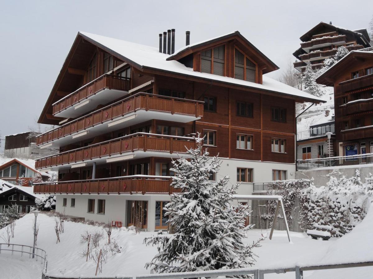 Chalet Bella Vista 3 Daire Wengen Dış mekan fotoğraf