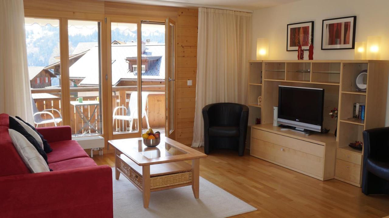 Chalet Bella Vista 3 Daire Wengen Dış mekan fotoğraf